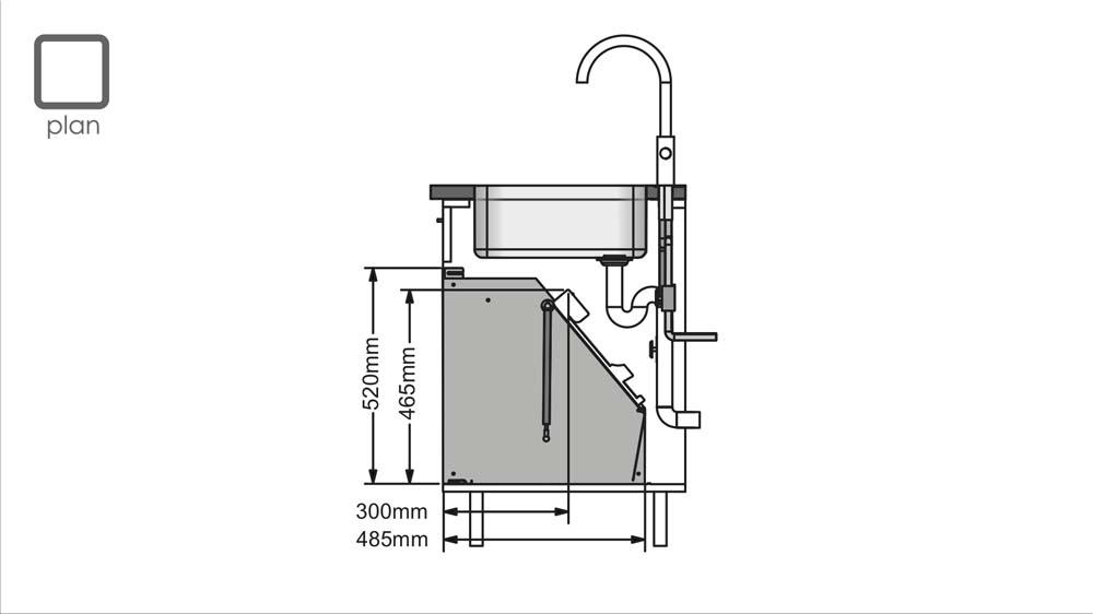 große recycling Behälter